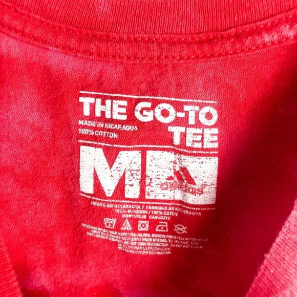 Adidas Portland Trail Blazers Lillard 0 Split Tie dye Go-to T Shirt Pink Red Med - Picture 4 of 7